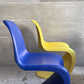 ヴィトラ vitra パントンチェア Panton Chair イエロー 屋内外使用可 ヴェルナー・パントン 旧モデル 廃番カラー ミッドセンチュリー スペースエイジ B♪