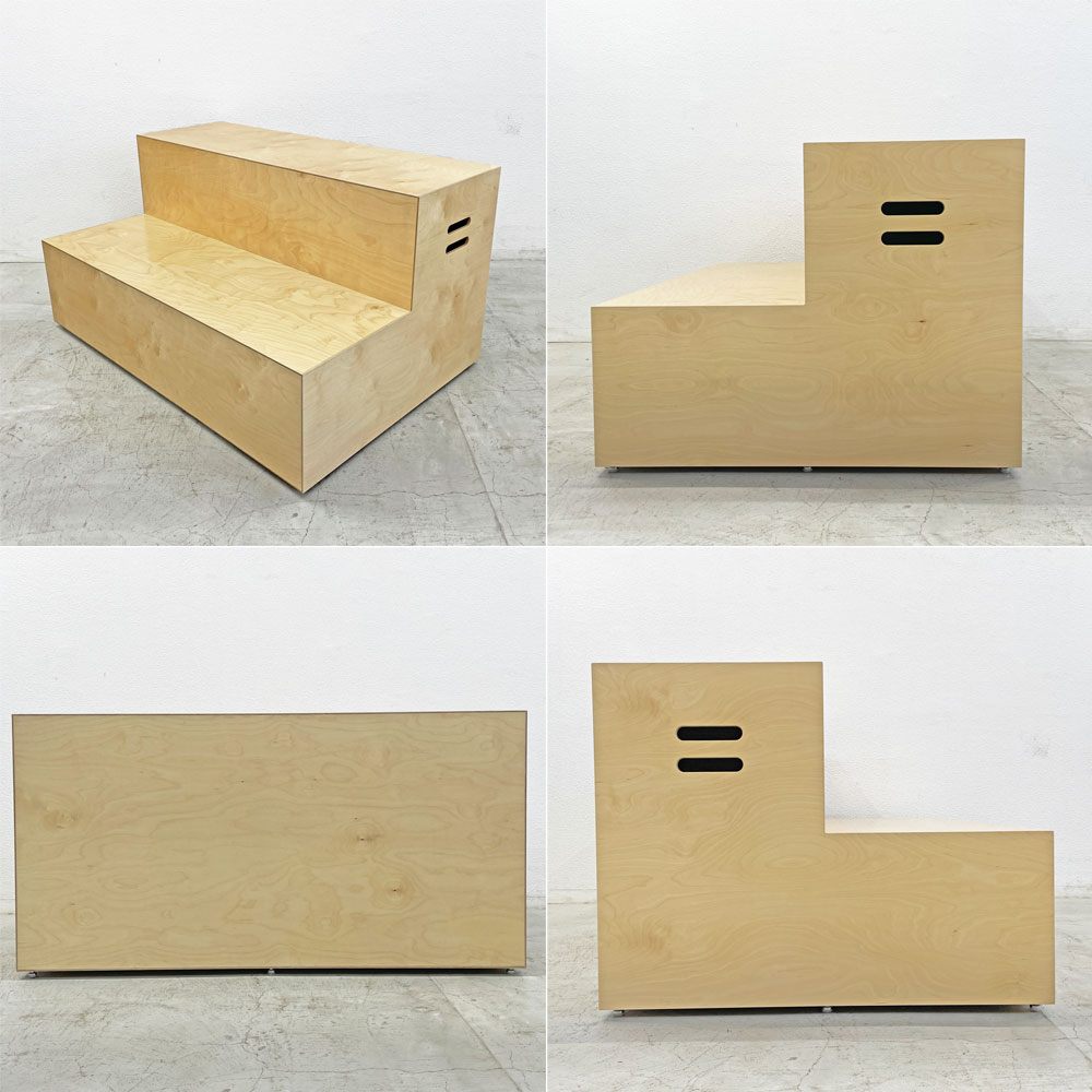 ノルオフィス Knoll Office アンスクリプテッド Unscripted ステップス Steps モジュールセット（2ステップ ロング+ショート）ロックウェル ソファ ベンチ 総定価約95万円 〓