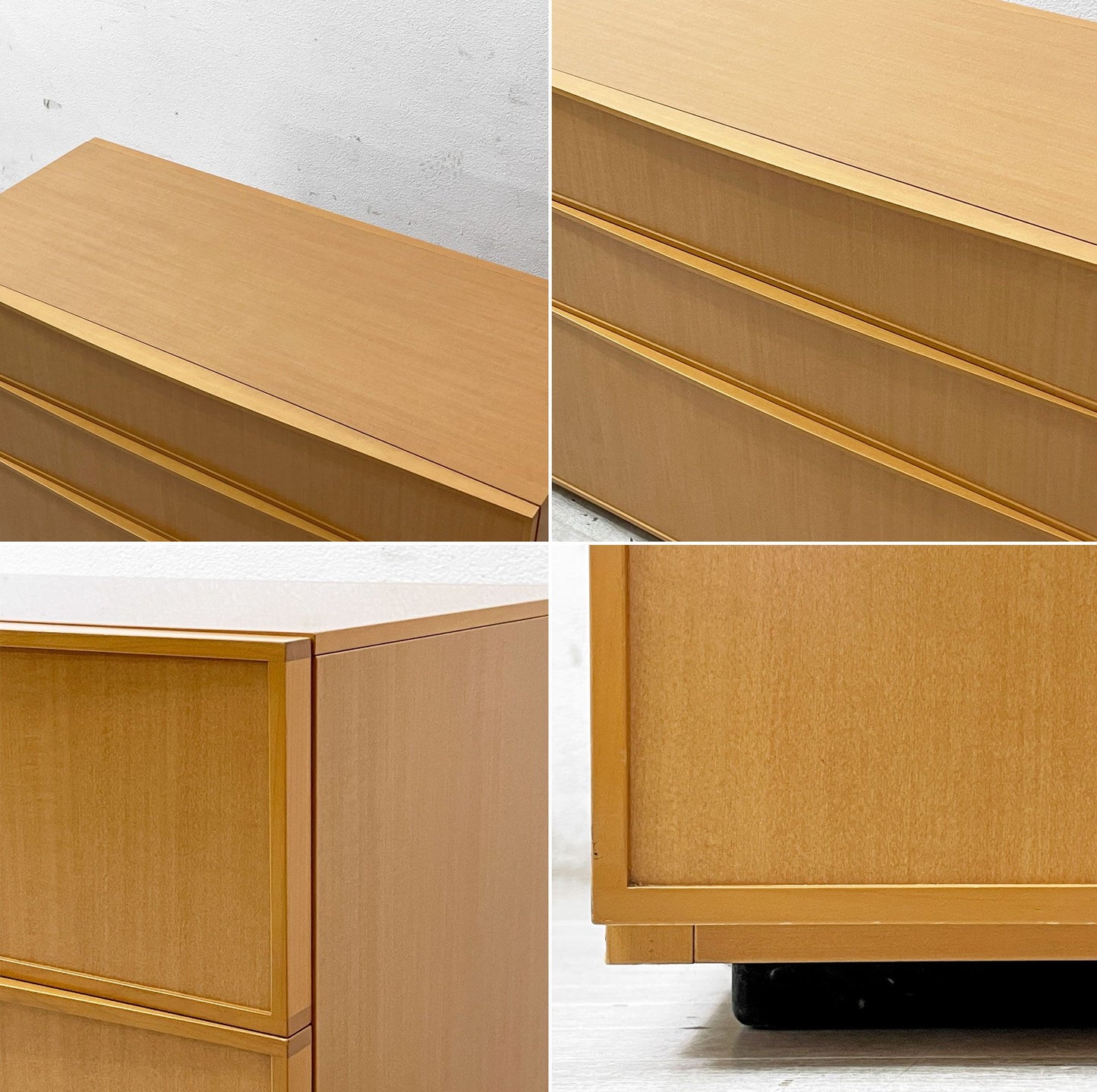 アルフレックス arflex コンポーザー COMPOSER 3段 チェスト キャビネット ナチュラル イタリアモダン シンプルデザイン ●