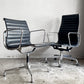 ヴィトラ vitra イームズアルミナムグループ マネジメントチェア デスクチェア 本革 固定脚 4本脚 グライズ C&Rイームズ ■