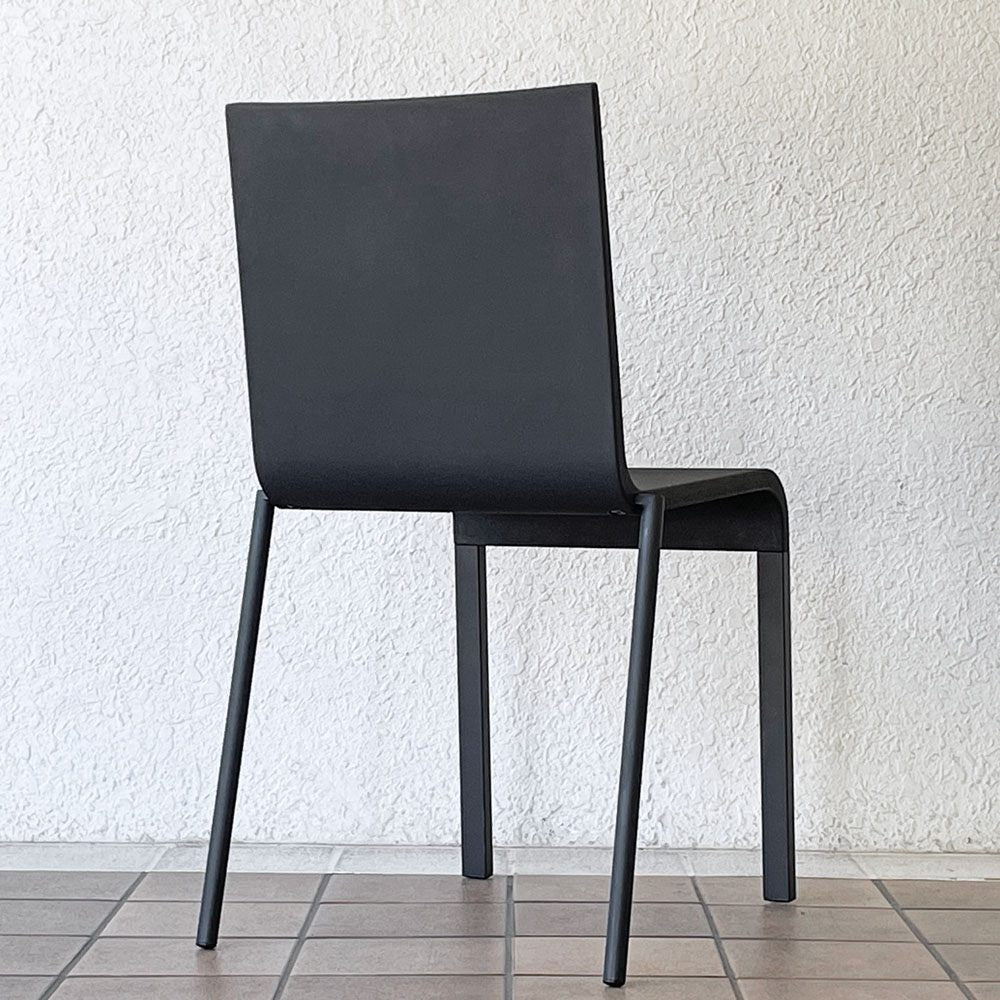 ヴィトラ vitra. ゼロスリー .03 ダイニングチェア スタッキングチェア マールテン・ヴァン・セーヴェレン Maarten Van Severen ブラック A ◇