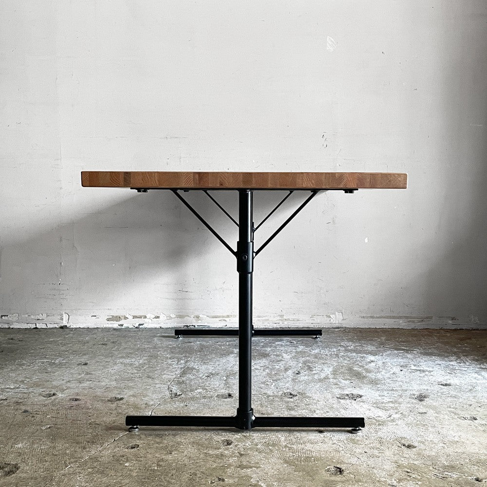 クラッシュゲート CRASH GATE ノットアンティークス Knot antiques サング SANG LDテーブル W140cm オーク材 アジャスター付 インダストリアル 定価￥74,800- ■
