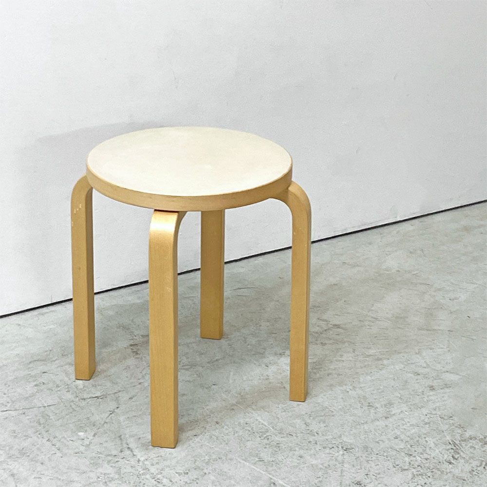 アルテック artek スツール60 Stool60 マッシュルーム リノリウム 4本脚 アルヴァ・アアルト 80th記念モデル スコープ別注 ●