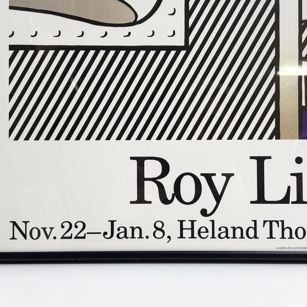 ロイ・リキテンスタイン Roy Lichtenstein Two Paintings: Green Lamp 1984 アートフレーム ポスター ポップアート 額装品 ●