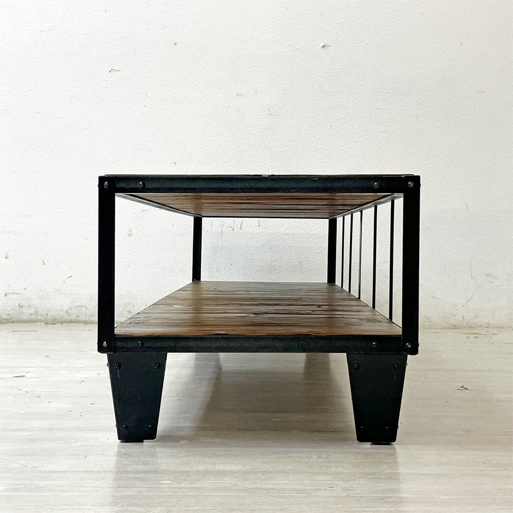 ジャーナルスタンダードファニチャー Journal Standard Furniture カルビ CALVI TVボード L サイズ AVボード 古材×アイアン ●