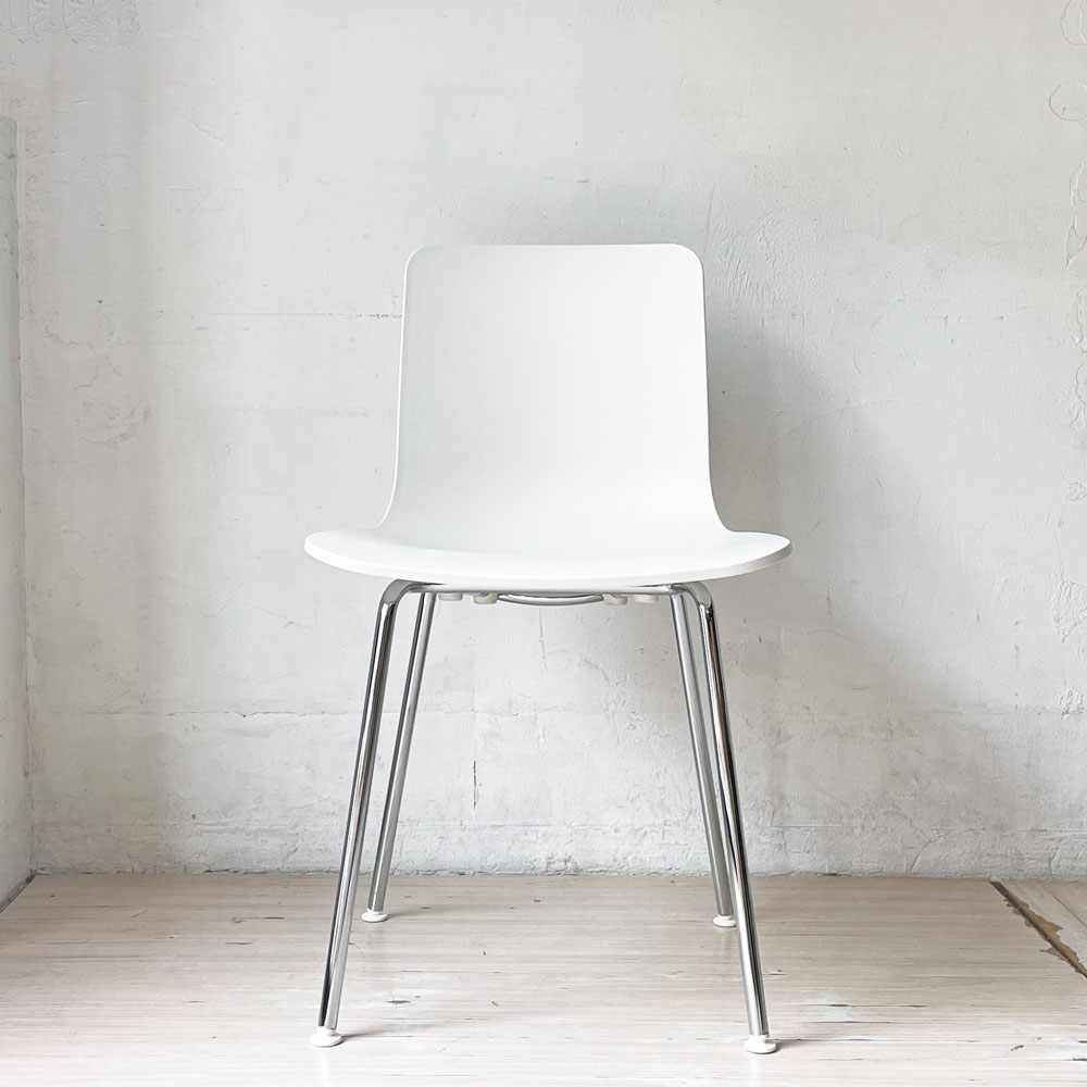 ヴィトラ vitra ハル チューブ HAL Tube サイドチェア ダイニングチェア ホワイト パウダーコート 屋外使用可 ジャスパー・モリソン B ★