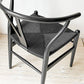 カールハンセン＆サン Carl Hansen & Son CH24 Yチェア ブラックラッカー×ブラックペーパーコード ハンス・J・ウェグナー オーク材 美品 定価￥199,100- ★