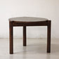 ピエールジャンヌレ Pierre Jeanneret ラウンドコーヒーテーブル Round coffee Table チーク無垢材 チャンディーガル ビンテージ 希少 ●