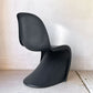 ヴィトラ vitra パントンチェア ダイニングチェア スタッキングチェア ヴェルナー・パントン Panton ミッドセンチュリー スペースエイジ ブラック ★