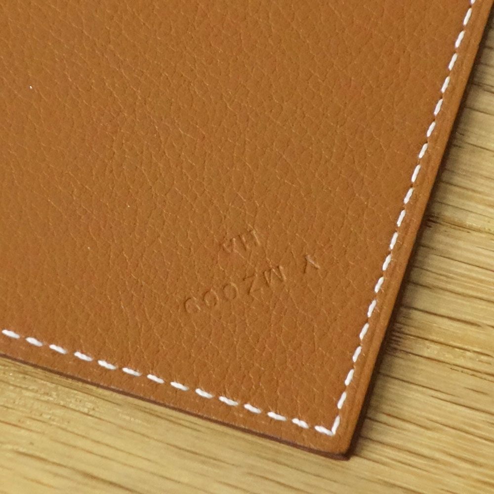 エルメス HERMES ミーズ エ ルランス マウスパッド トリヨン・リス/トリヨンH レザー 本革 ◎