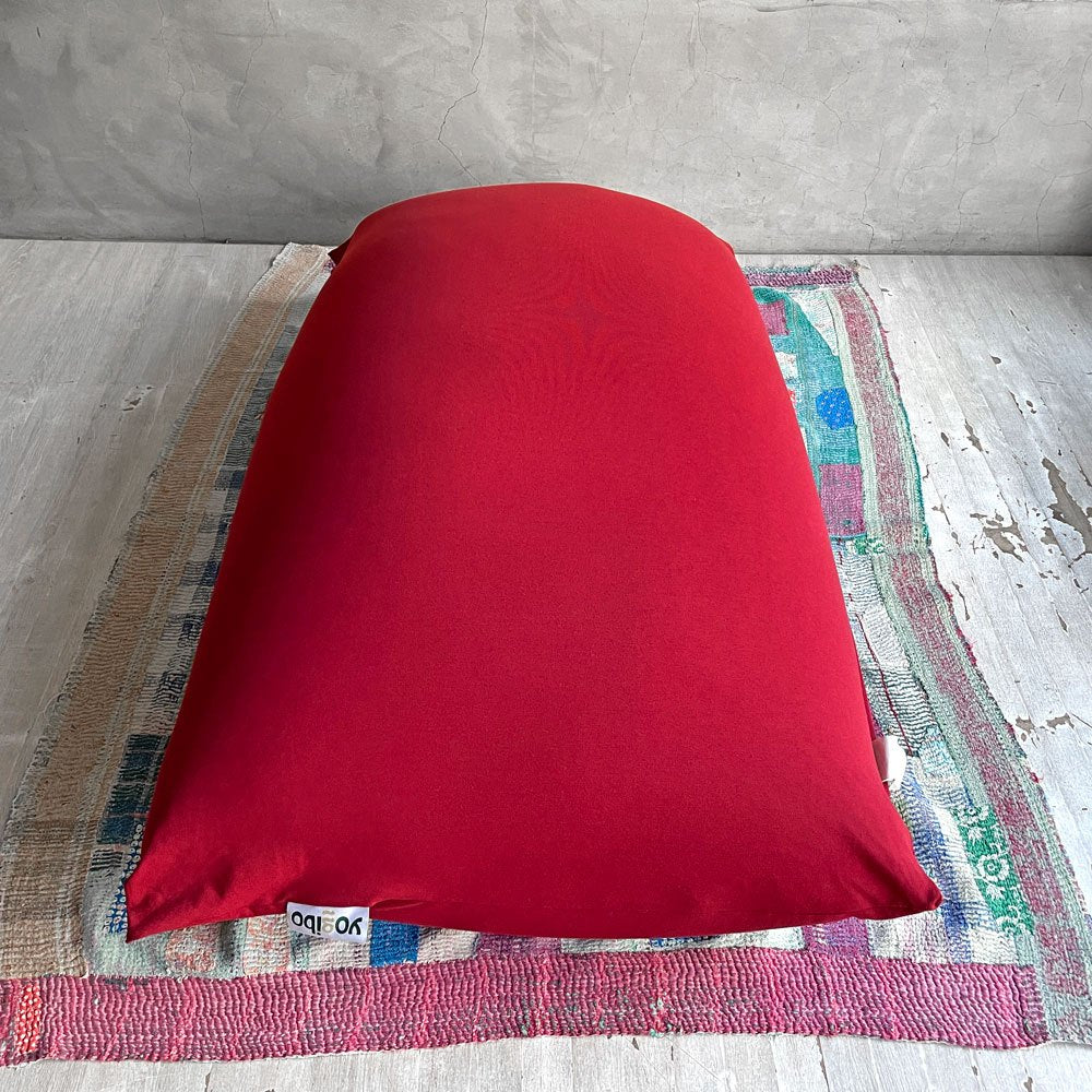 ヨギボー Yogibo ライト Lite ビーズソファ ビーズクッション フリースタイルソファ レッド カバー 定価￥28,490- ♪