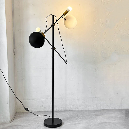 ハモサ HERMOSA ポルダー フロアランプ POLDER FLOOR LAMP フロアスタンド スチール×真鍮 モダン インダストリアル ★