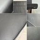マスターウォール MASTERWAL デニッシュグランデ DANISH GRANDE SOFA コーナーソファ W93cm ウォールナット無垢材 本革 ブラックレザー 定価￥495,000- 展示品 〓