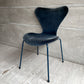 フリッツハンセン Fritz Hansen 3107 セブンチェア フルパティング ベルベット生地 ミッドナイトブルー アルネ・ヤコブセン デンマーク 北欧家具 B ♪