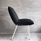 リーンロゼ ligneroset ロゼカラン ROSET Calin steel leg ダイニングチェア  ブラック×ホワイト キルティング スチールレッグ パスカル ムールグ フランス B ♪