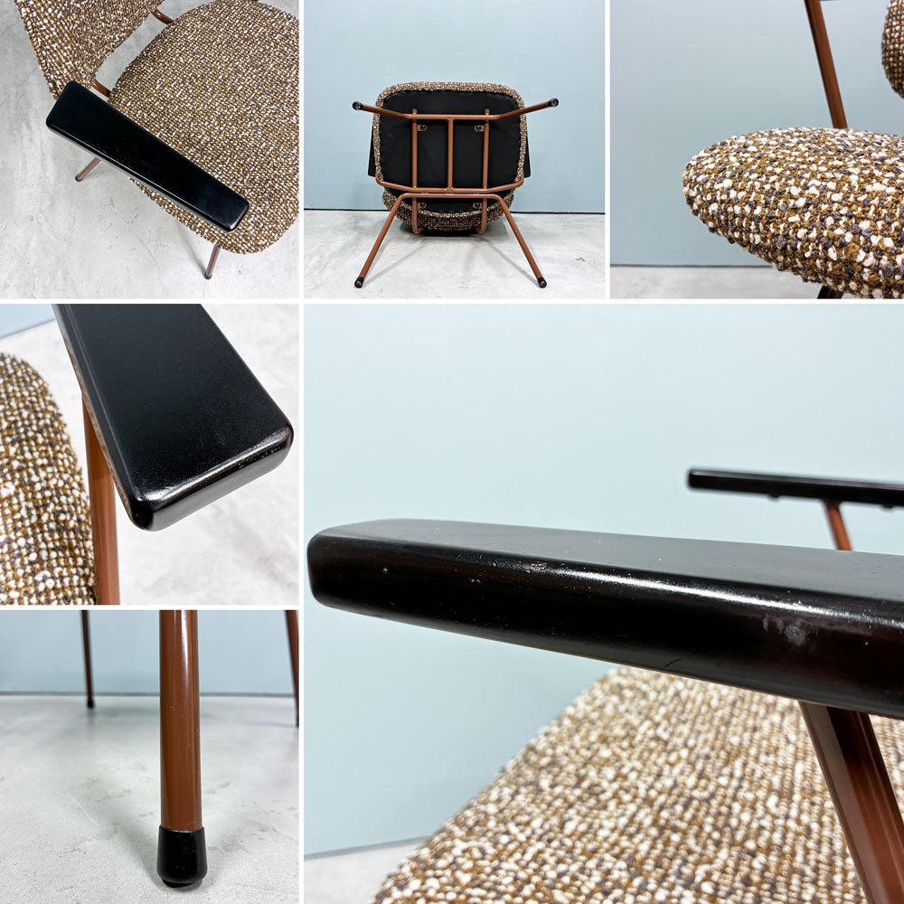 クラッシュゲート CRASHGATE ノットアンティークス Knot Antiques アボック ABOCK ダイニングチェア 肘付 アームチェア ファブリック オーク材 展示品 ◎