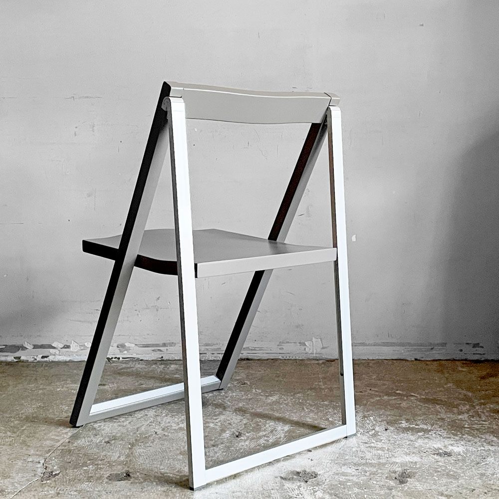 カリガリス Calligaris コヌビア connubia スキップ SKIP フォールディングチェア ビーチ材 アルミ P176マットトープ 定価￥34,430- ■