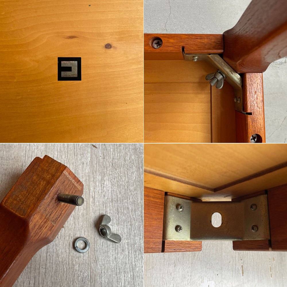 コスガ KOSUGA チーク材 センターテーブル コーヒー テーブル ローテーブル ジャパンビンテージ 北欧スタイル ♪