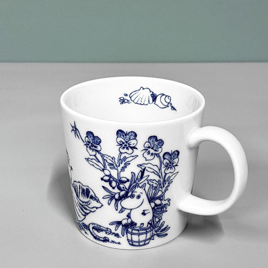 アラビア ARABIA ムーミンマグ MOOMIN シーブリーズ Sea breeze アラビア150周年記念 2023年 フィンランド 北欧食器 箱付き ◎