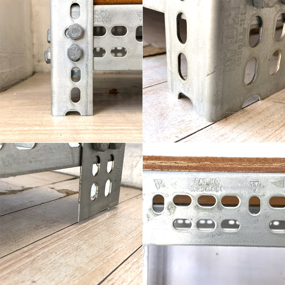 リオン LYON アングルシェルフ SLOTTED ANGLE SHELF 5段 オープンシェルフ インダストリアル P.F.S取扱 ★