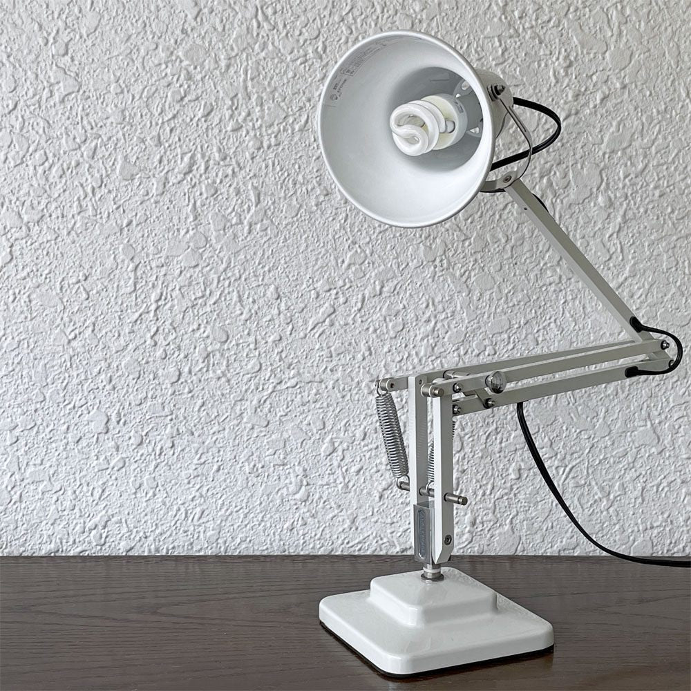 アングルポイズ ANGLEPOISE オリジナル1227 Original1227 ミニ Mini テーブルランプ デスクライト リネンホワイト バネ1本欠品 インダストリアルデザイン ◇