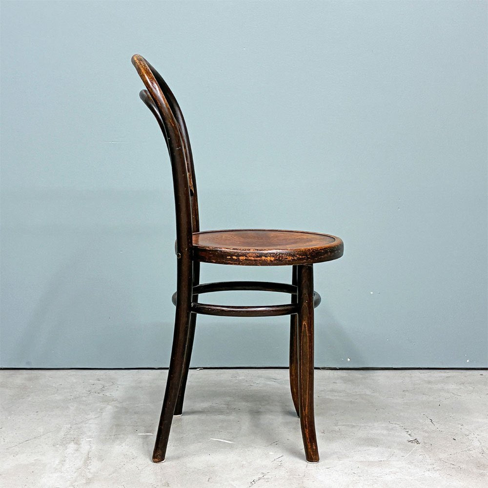トーネット THONET No.14 ダイニングチェア ラウンドバック ベントウッドチェア 曲木 チェコ製 ビンテージ ◎