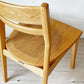 ナガノインテリア NAGANO INTERIOR ハニー Honey ダイニングチェア オーク材 板座 廃盤 B ★
