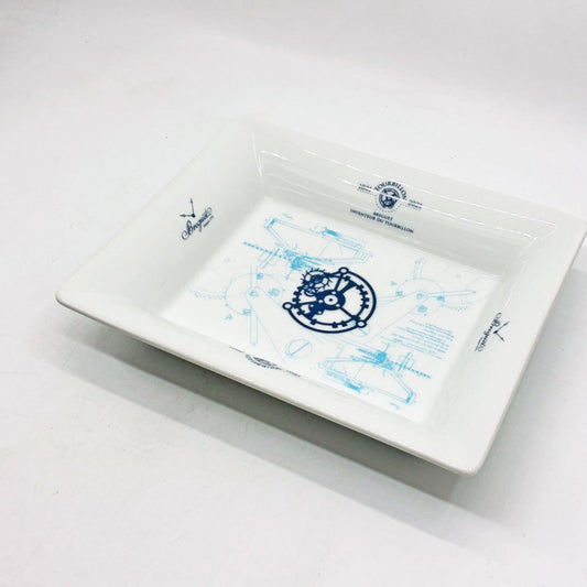 ブレゲ BREGUET トゥールビヨン220周年記念 プレート トレイ ノベルティ リモージュ Limoges w19.5cm ノベルティ 非売品 箱付 希少 ●