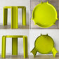カルテル Kartell ネストテーブル Nesting Tables ジオット・ストッピーノ 3点セット ライムグリーン イタリアモダン オーストラリア製 希少 ◇