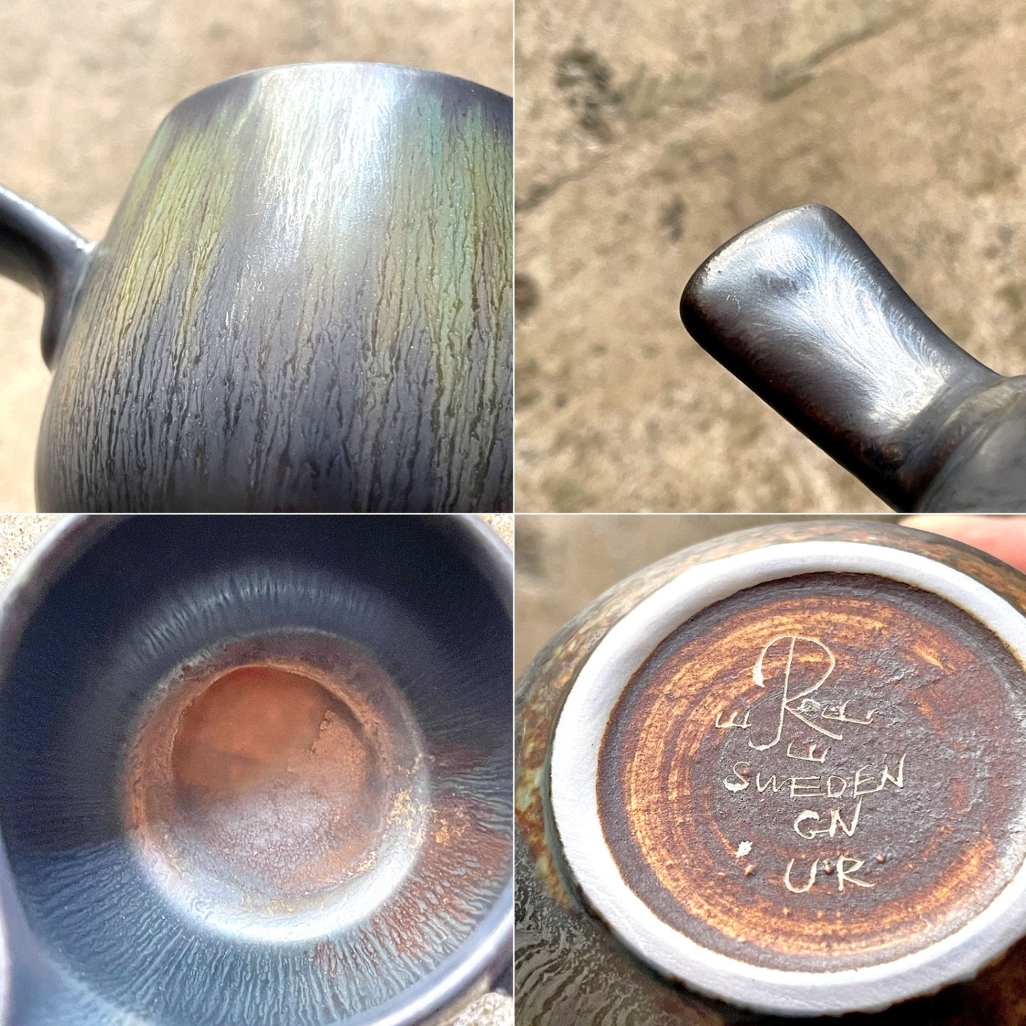 ロールストランド Rorstrand UR ミルクピッチャー グンナーニールンド Gunnar Nylund 50's スウェーデン 北欧ビンテージ ■