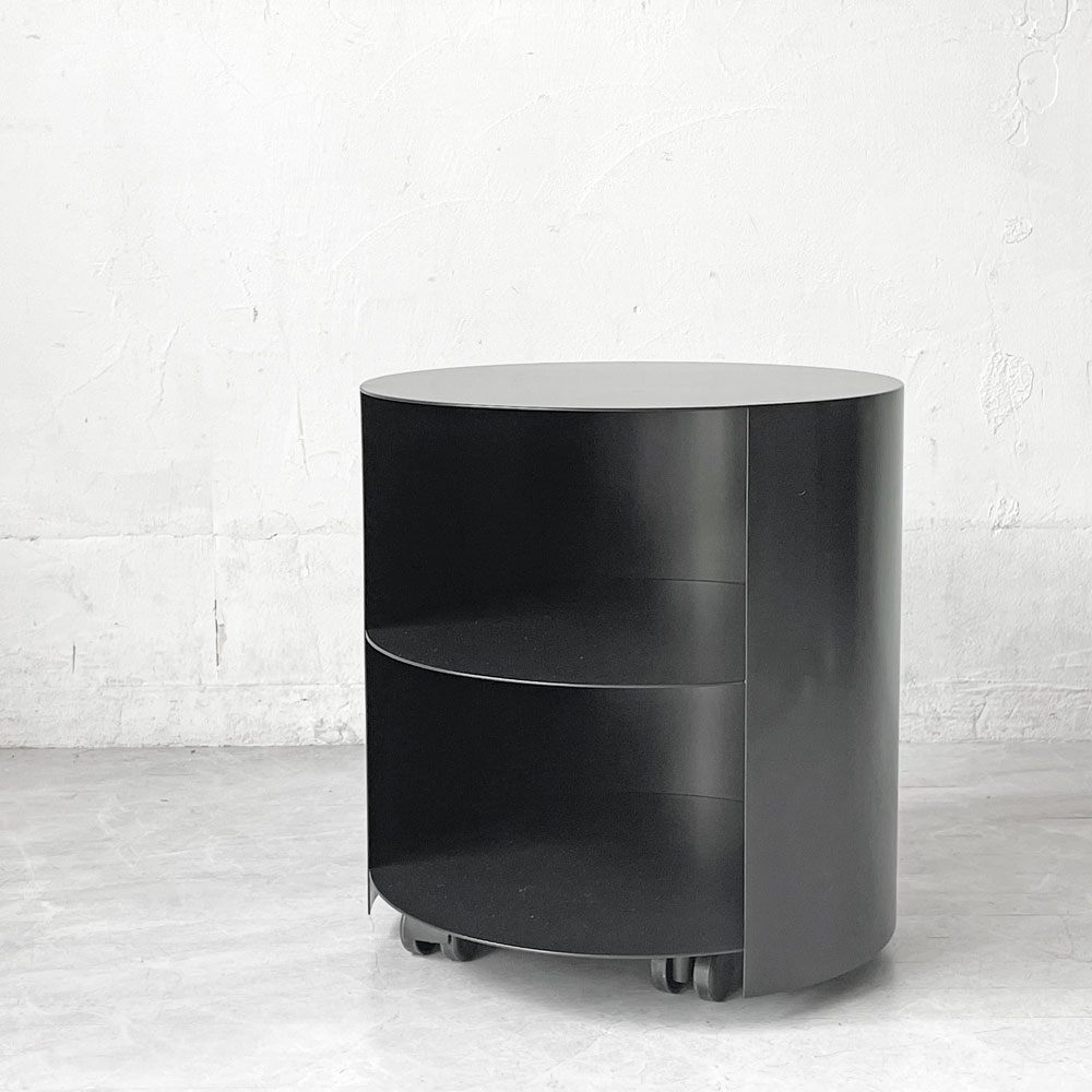 ヘム HEM ハイドサイドテーブル HIDE SIDE TABLE ストレージボックス スチール ジェットブラック Karoline Fesser スウェーデン モダン 参考価格￥73.190- ★