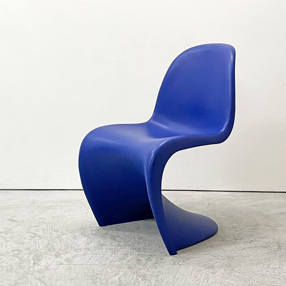ヴィトラ vitra パントンチェア Panton Chair ブルー 廃盤カラー ヴェルナー・パントン ミッドセンチュリー スペースエイジ B ●