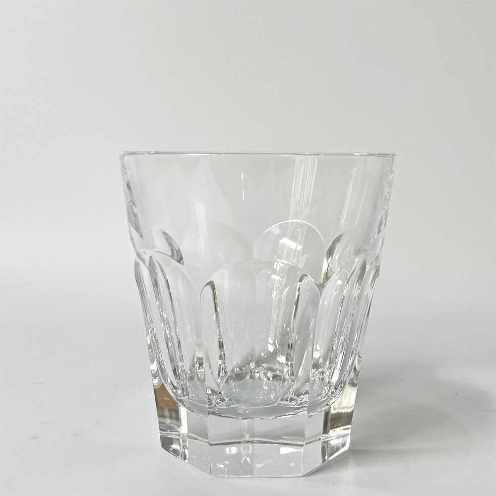 バカラ Baccarat アルクール Harcourt ロックグラス クリスタルガラス フランス 定価33,000円 箱付き 美品 B ★