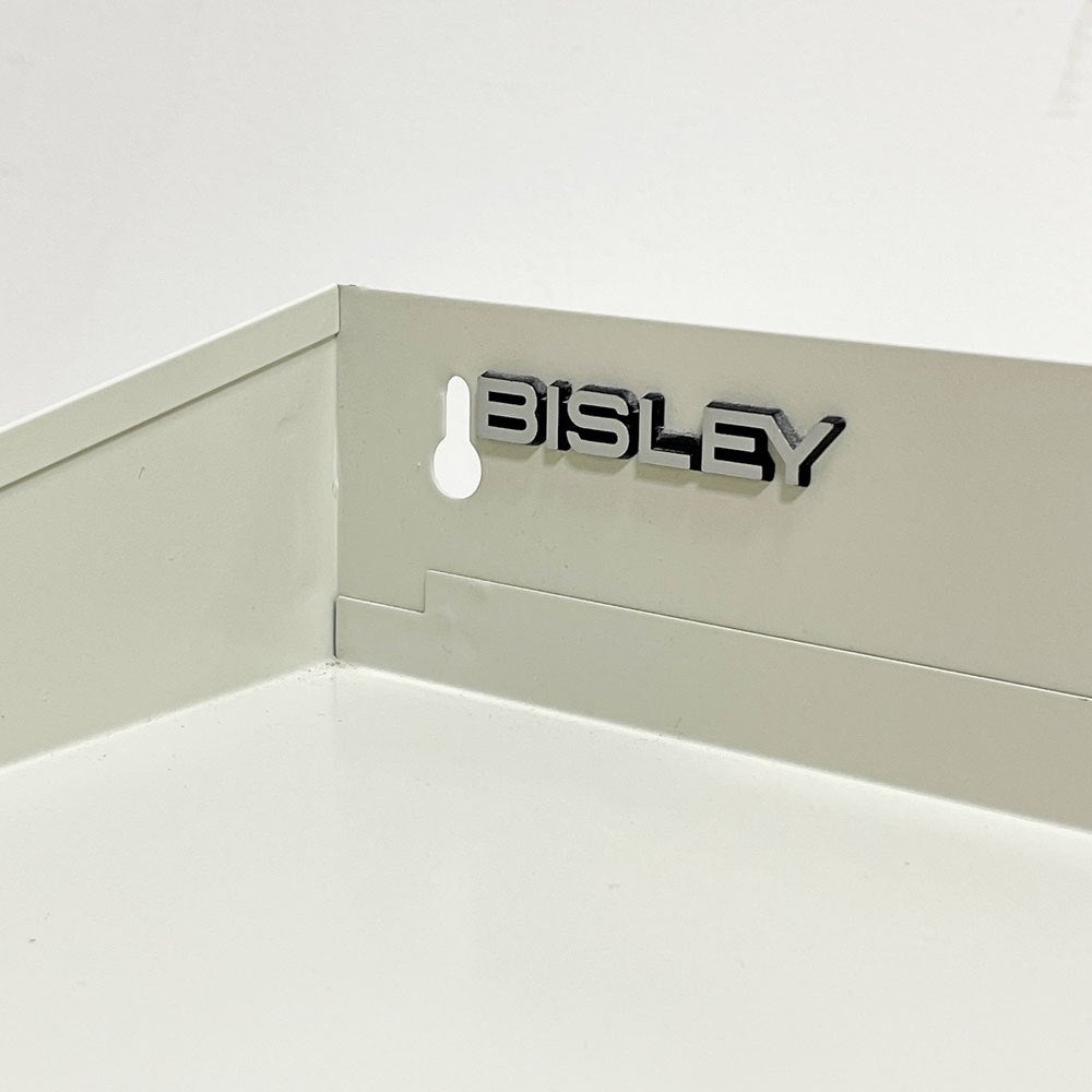 ビスレー BISLEY 3段 レターラック クリーム 書類棚 A4サイズ 横型 W38.5cm 壁掛け可 デスクアクセサリー 英国 廃番カラー ●