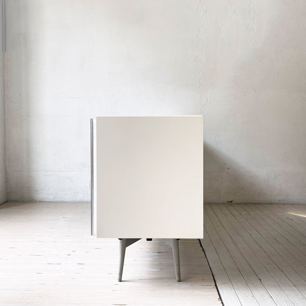 ボーコンセプト BoConcept ルガーノ LUGANO AVボード TVボード ホワイト ドロップダウンドア 北欧 デンマーク 廃盤 ★