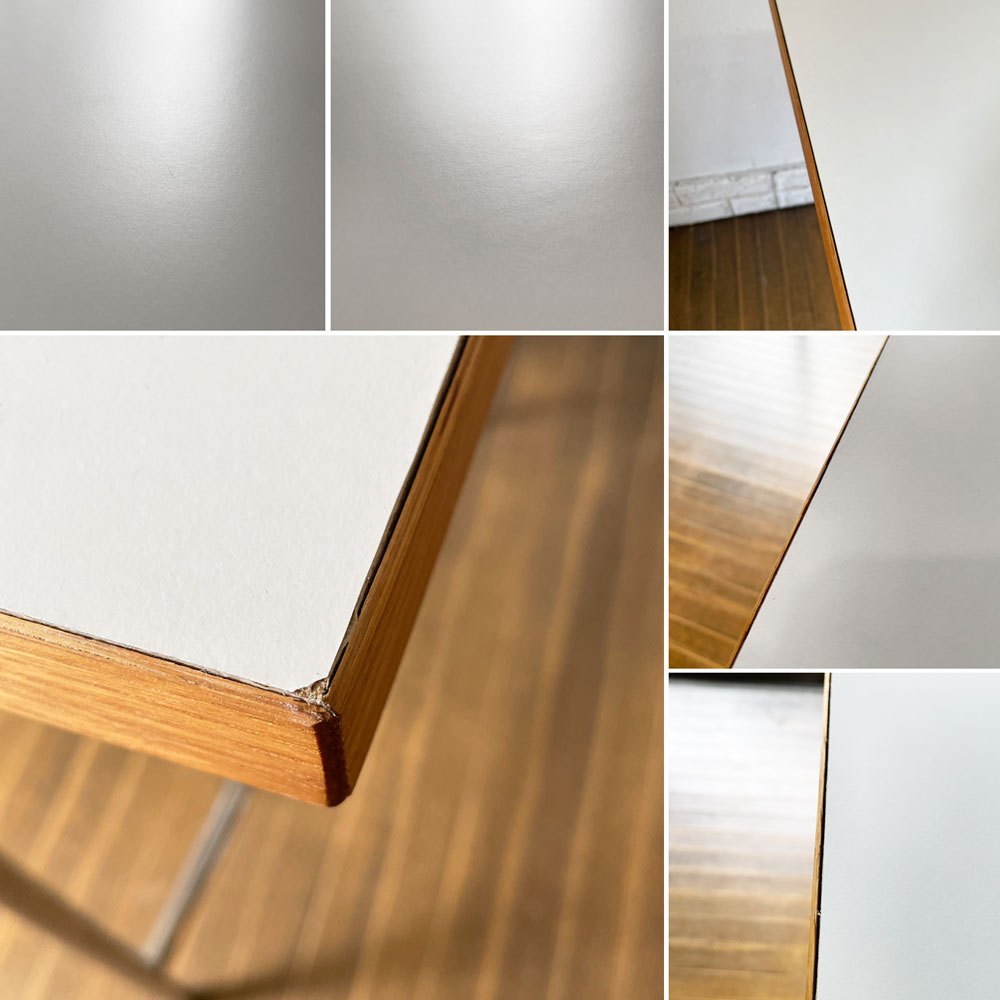 リチャードランパート RICHARD LAMPERT アイアーマン テーブル デスク クロームフレーム W140cm エゴン・アイアーマン ドイツ 定価：￥258,500- ◎