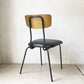 ジャーナルスタンダードファニチャー journal standard Furniture j.s.F ヘンリー HENRY ダイニングチェア PVCレザー アイアン 廃番 ★