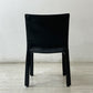 カッシーナ Cassina キャブチェア 412 CAB CHAIR アームレス 本革 ブラック マリオ・ベリーニ MoMA 永久展示品 イタリアモダン 定価￥308,000- B ●
