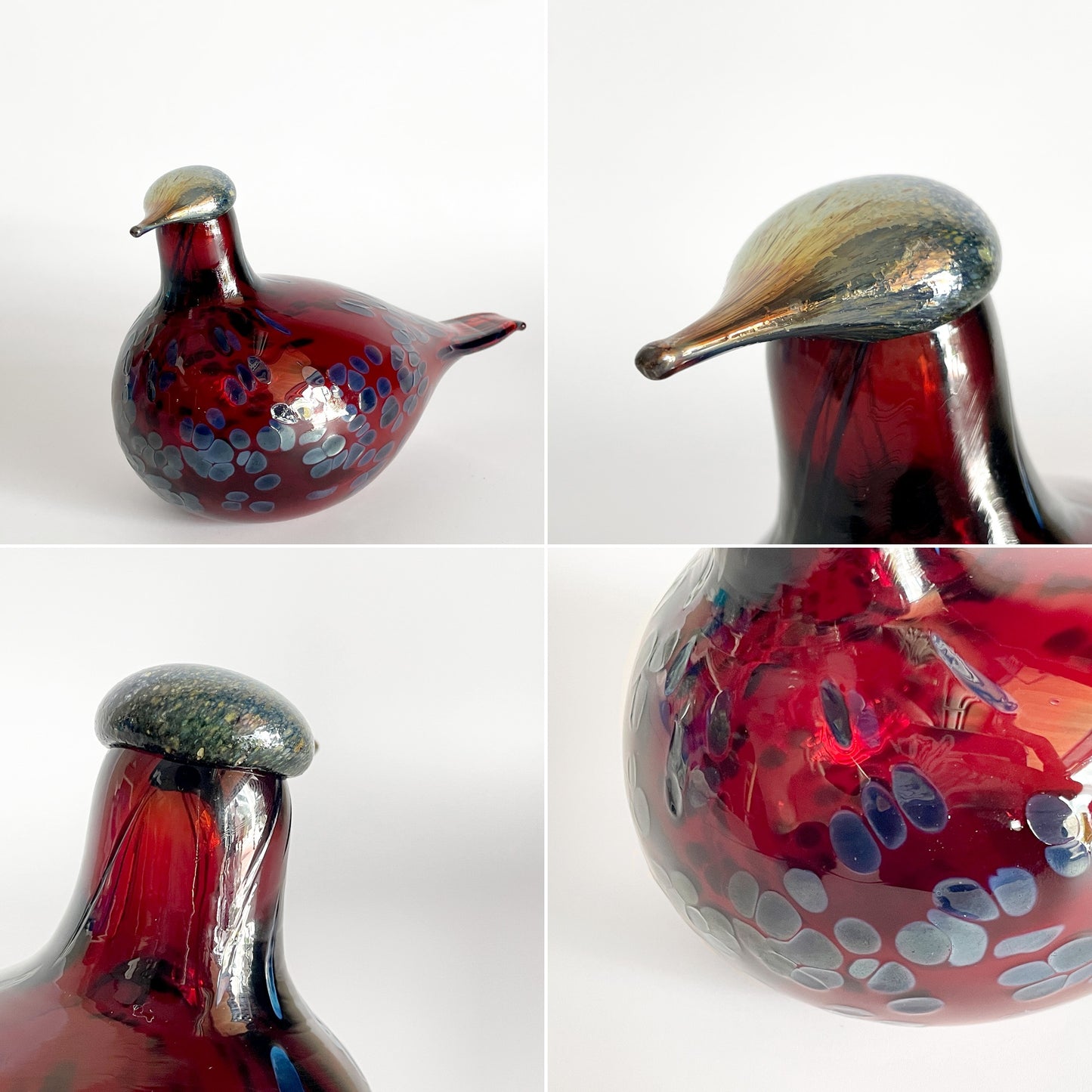 イッタラ iittala バーズバイトイッカ Birds by Toikka ルビーバード Ruby Bird コマドリ クランベリー フィギュリン オイバ・トイッカ Oiva Toikka イッタラバード 北欧雑貨 箱付 ■