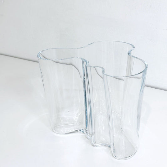 イッタラ iittala アルヴァ アアルト コレクション Alvar Aalto Collection ベース フラワーベース 花瓶 クリア H16cm フィンランド 北欧雑貨 ●