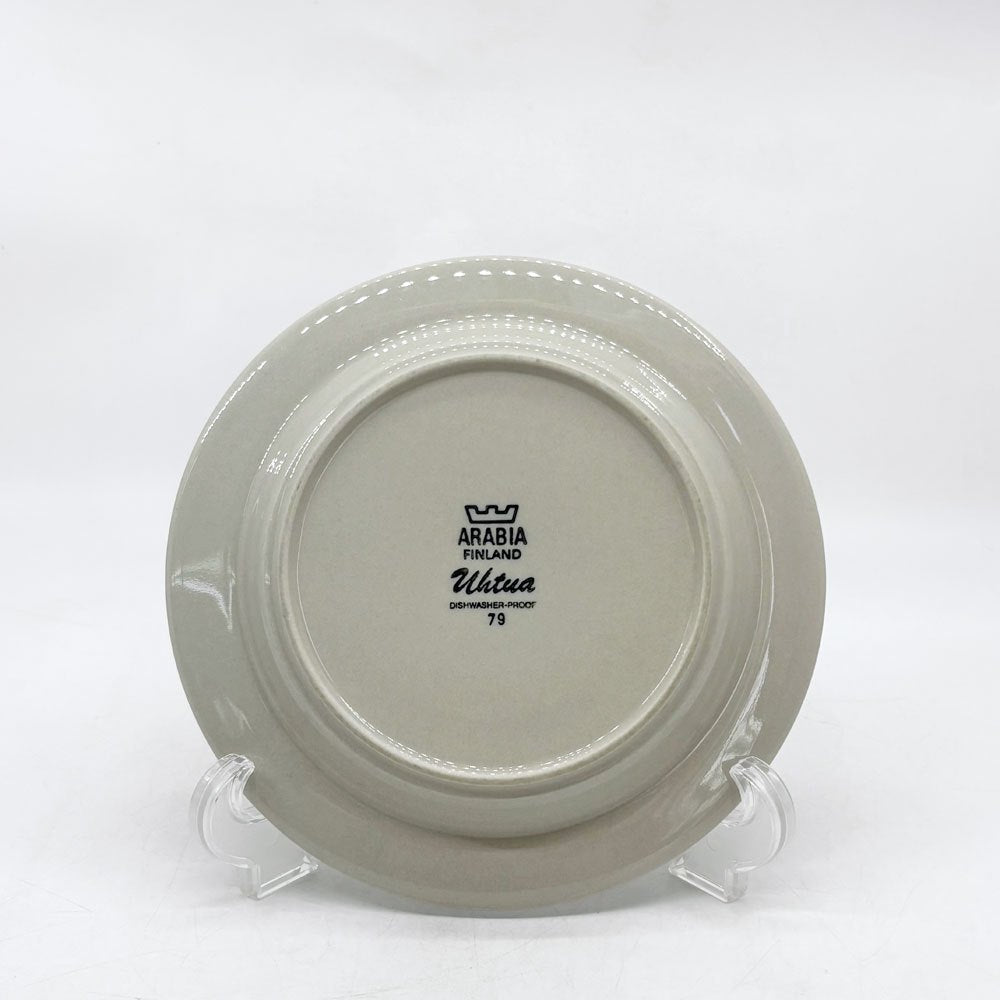 アラビア ARABIA ウートゥア Uhtua プレート 17.5cm ウラ・プロコッペ フィンランド 北欧食器 ビンテージ ●