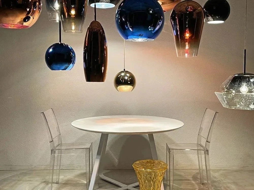 トムディクソン Tom Dixon コッパー ラウンド ペンダントライト 45 Copper Round Pendant ブラック色 廃番 定価113,000円 箱付 展示美品 ●