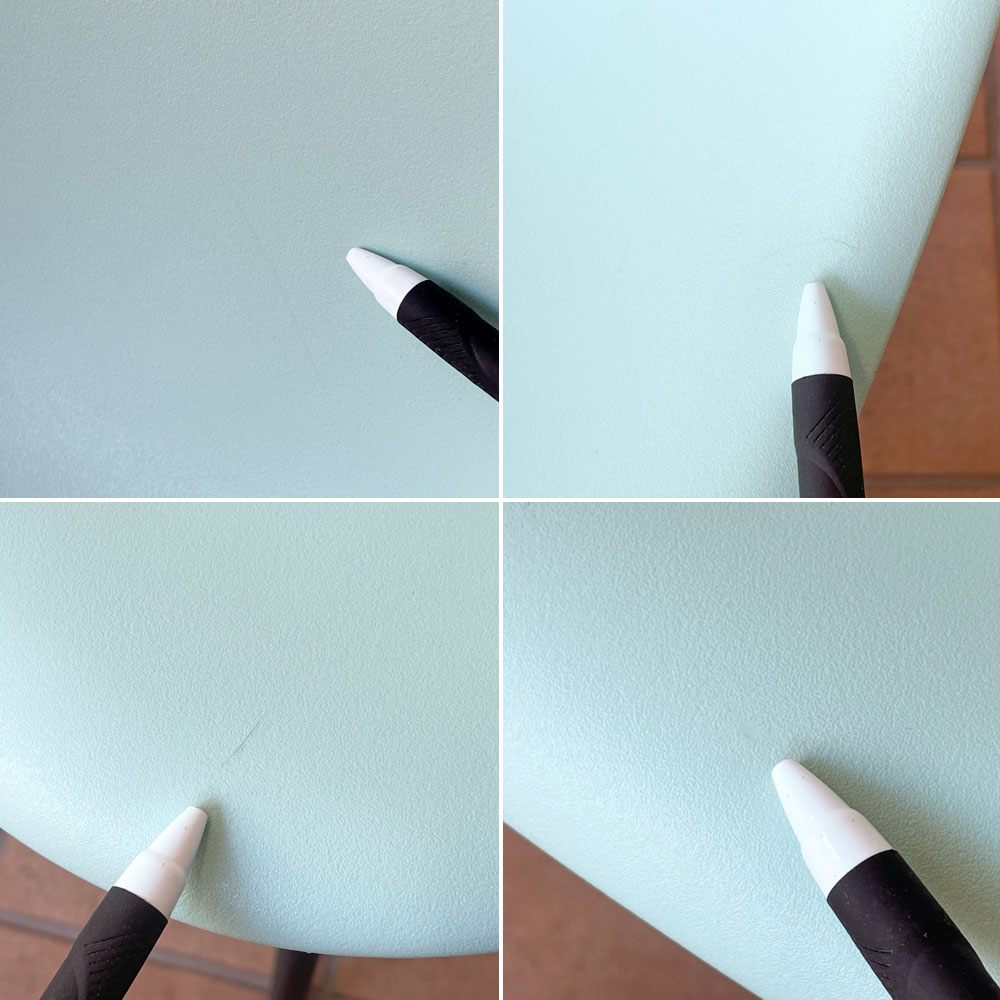 ハーマンミラー HermanMiller サイドシェルチェア ドゥエルレッグ DSW アクアスカイ × エボニー ポリプロピレン製 イームズ ミッドセンチュリー ◇