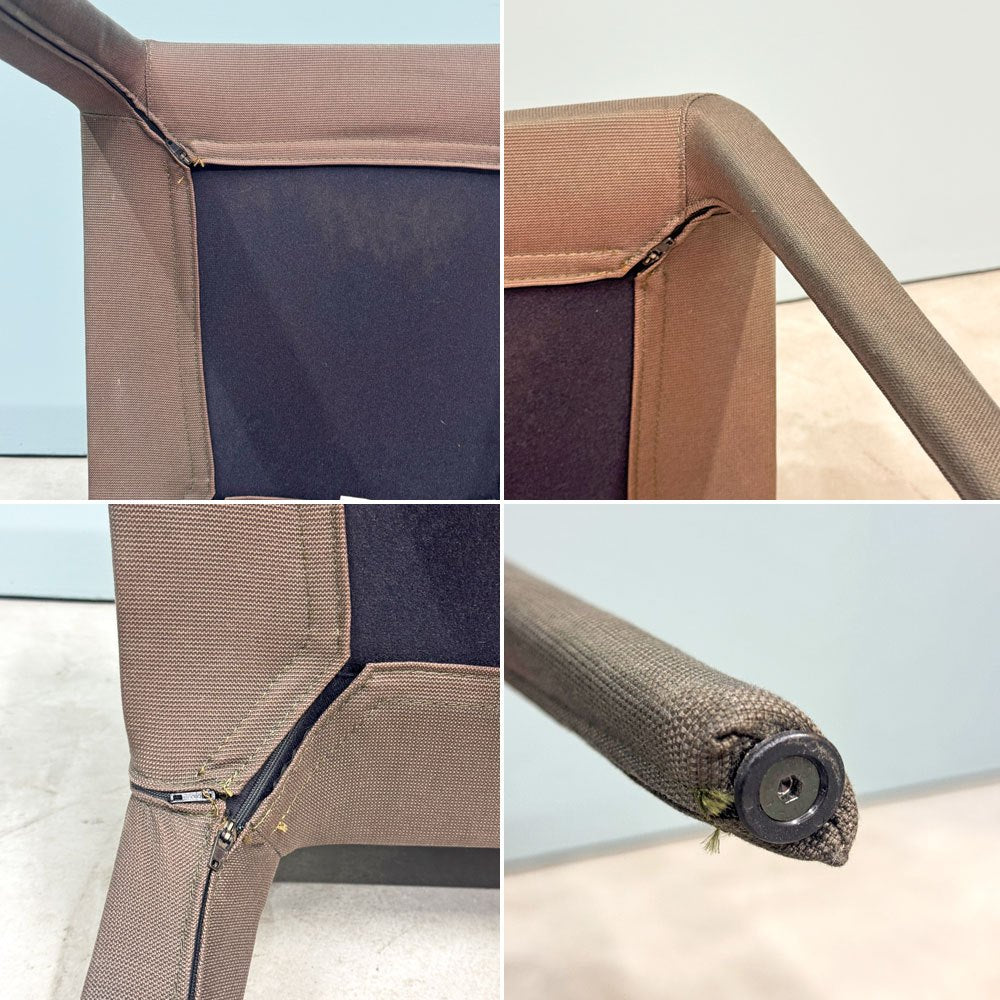カッシーナ Cassina オラ 367 HOLA アームチェア ファブリック ハンス・ウェッツスタイン 参考定価￥228,000- 現状品 ◎