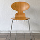 フリッツハンセン Fritz Hansen アントチェア 4本脚 ナチュラルビーチ ラッカー アルネ・ヤコブセン 北欧家具 B ◇