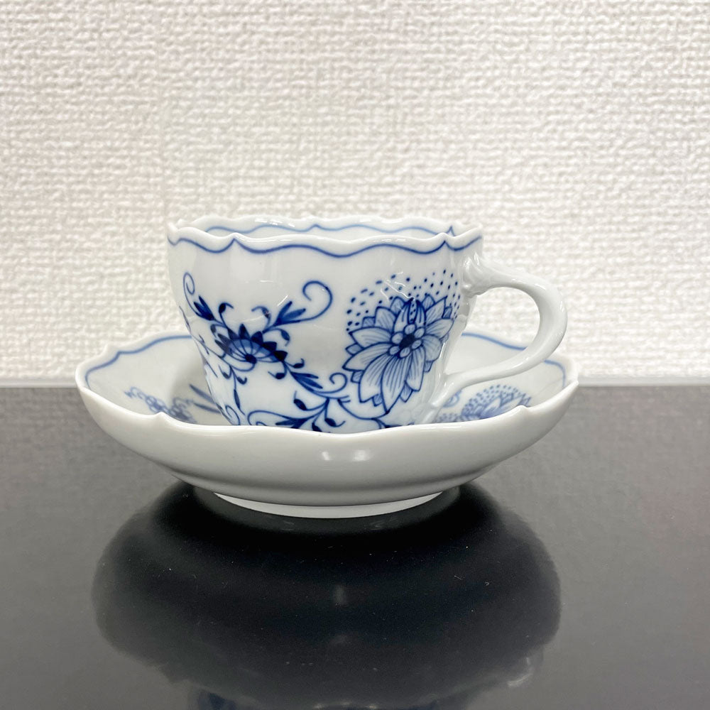 マイセン Meissen ブルーオニオン Blue Onion カップ&ソーサー C&S 美品 〓