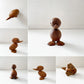 アーキテクトメイド Architectmade ダックリング Duckling チーク無垢材 オブジェ H9cm ハンス・ボーリン Hans Bolling 定価￥13,750- ◎