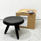 カッシーナ Cassina 524 ベルジェ スツール TABOURET BERGER オーク材 ブラック シャルロット・ペリアン 未使用 箱付き 美品 ●