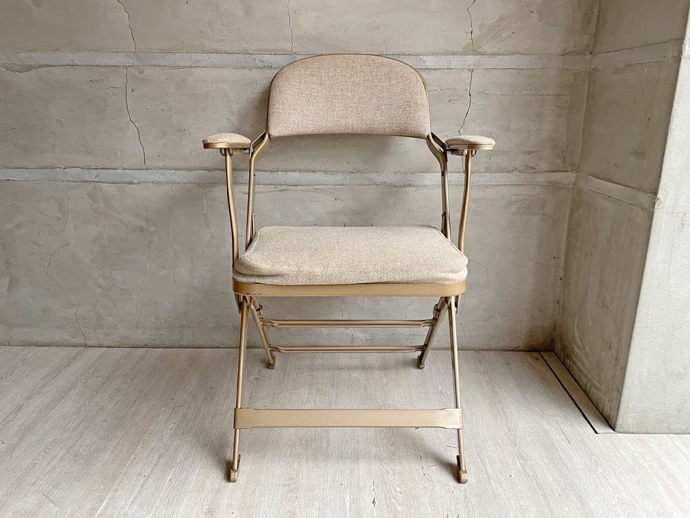 クラリン CLARIN フォールディングアームチェア FOLDING CHAIR WITH ARM フルクッション 折畳み US 米国 P.F.S 取扱 ♪