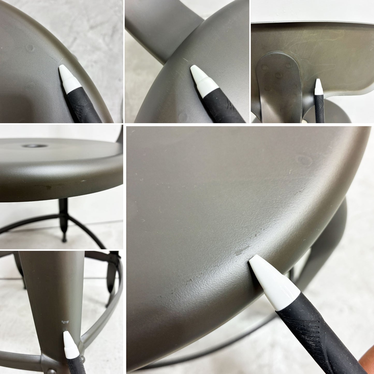 フェールトラヴァイユ FER TRAVAIL ニコルチェア NICOLLE Chair SH45 ダイニングチェア スチール マットクリア仕上げ 別注モデル インダストリアル フランス B ●